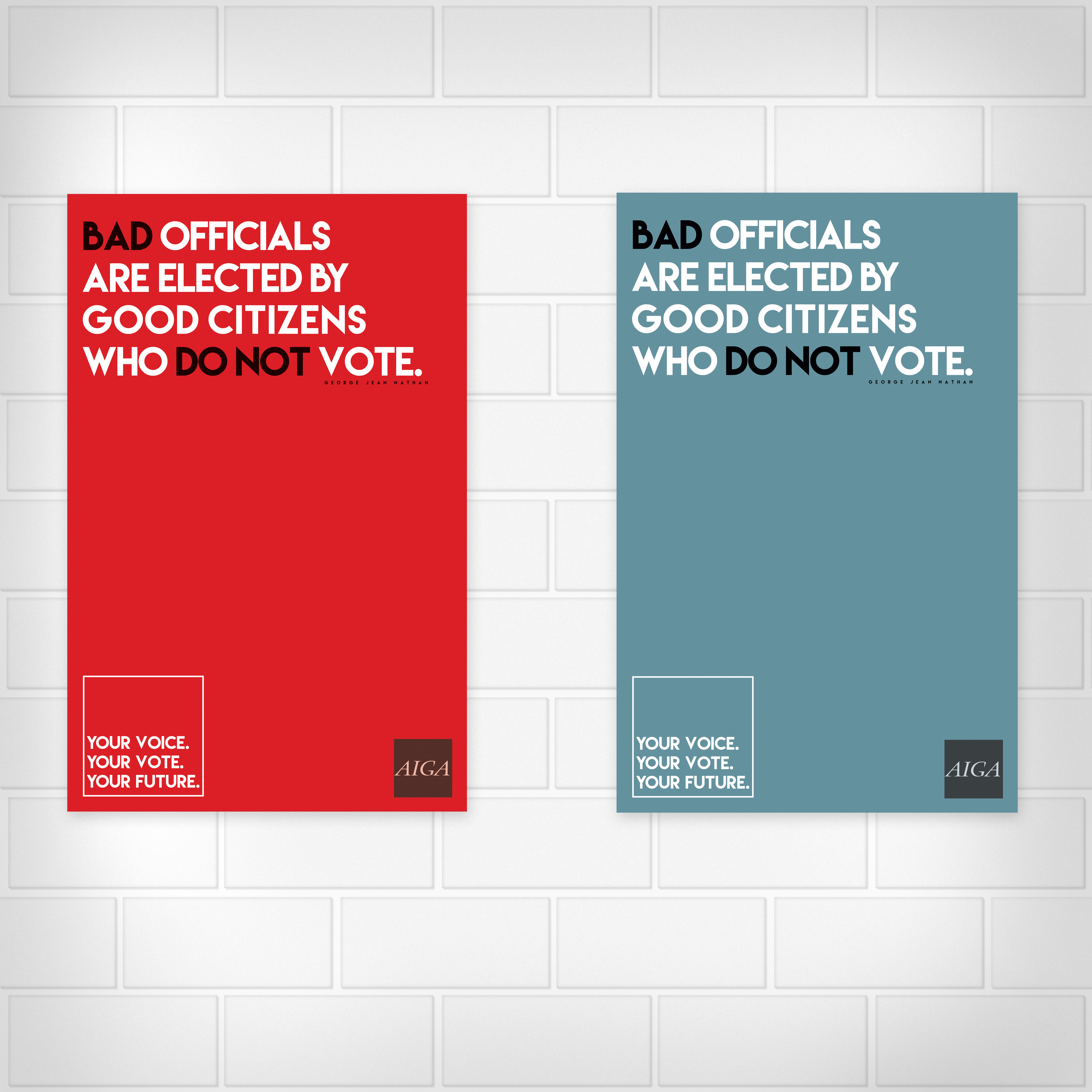 Voting Promotion Poster | carlosmirasdesigns